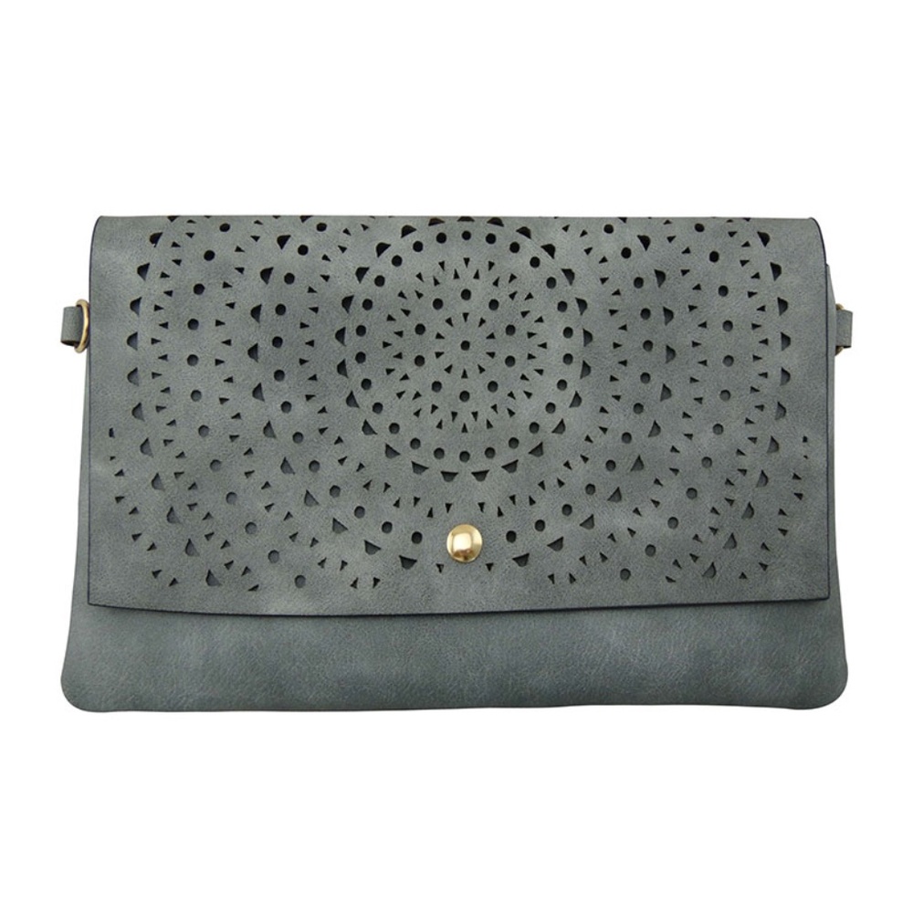 Clutch or Crossbody - Grey